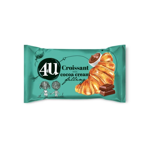 4U Croissant Kakaókrémes Töltelékkel 50 g