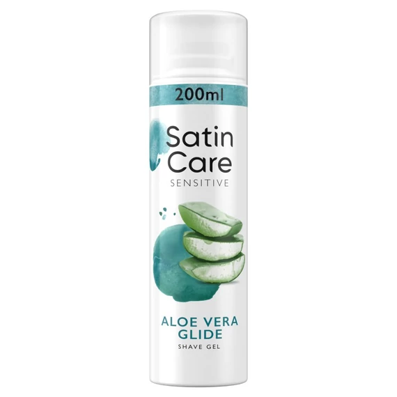 Gillette Satin Care Sensitive Aloe Vera Glide Borotvagél 200 ml