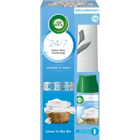 Air Wick Linen In The Air Légfrissítő Készülék + Utántöltő 250 ml