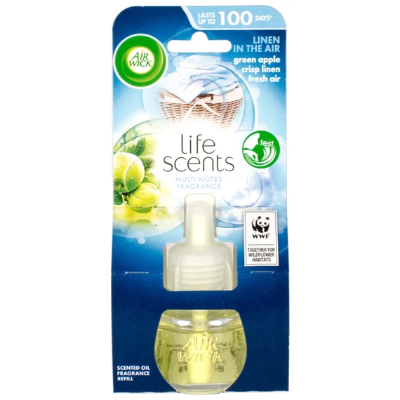 Air Wick Life Scents Linen In The Air Utántöltő Légfrissítő Készülékhez 19 ml