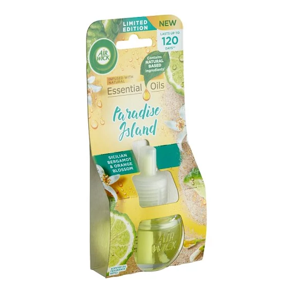 Air Wick Paradise Island Sicilian Bergamot & Orange Blossom Utántöltő Légfrissítő Készülékhez 19 ml