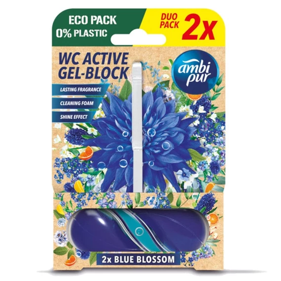 Ambi Pur Blue Blossom Wc Tisztító + Illatosító 2x45 g