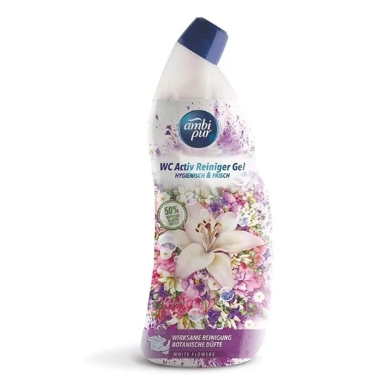 Ambi Pur Pink White Flower Wc Tisztító Gél 750 ml