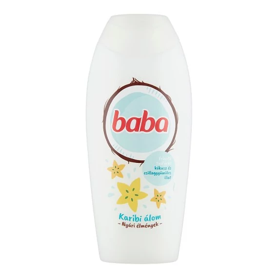 Baba Karibi Álom Kókusz és Csillaggyümölcs illat Tusfürdő 400 ml