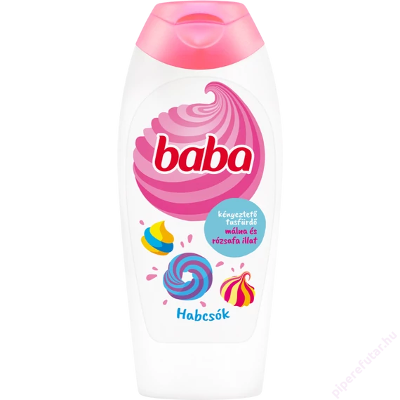 Baba Kényeztető Málna és Rózsafa illat Tusfürdő 400 ml