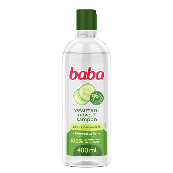 Baba Volumen Növelő Sampon Uborkakivonattal Vékonyszálú Hajra 400 ml