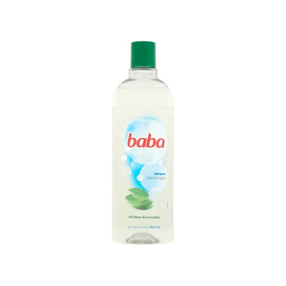 Baba Zsíros Hajra Zöld Tea Kivonattal Családi Sampon 400 ml