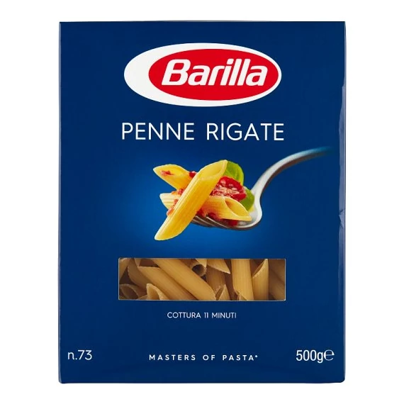 Barilla Penne Rigate Durum Száraztészta 500 g