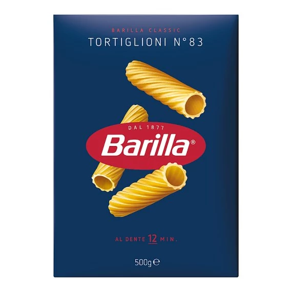 Barilla Tortiglioni Apró Durum Száraztészta 500 g
