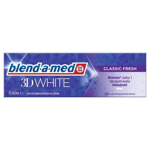 Blend-a-med 3D White Classic Fresh Fogkrém 75 ml