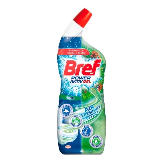Bref Power Aktiv Gel Pine Wc Tisztító Gél 700 ml