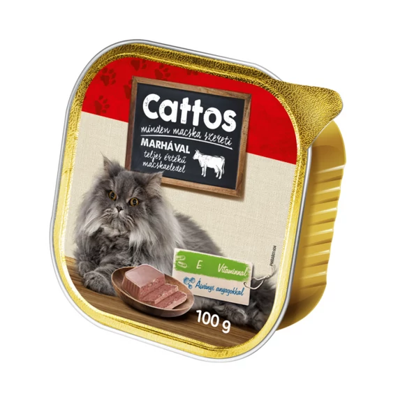 Cattos Marha Macska Alutasakos 100 g