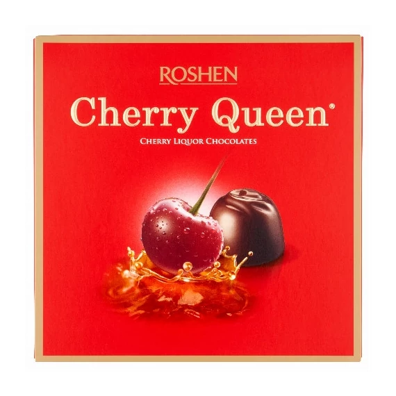 Roshen Cherry Queen Étcsokoládés Alkoholos-Meggyes Bonbon 108 g