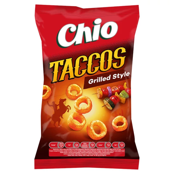 Chio Taccos Grilles Ízű Búza Burgonyasnack 65 g