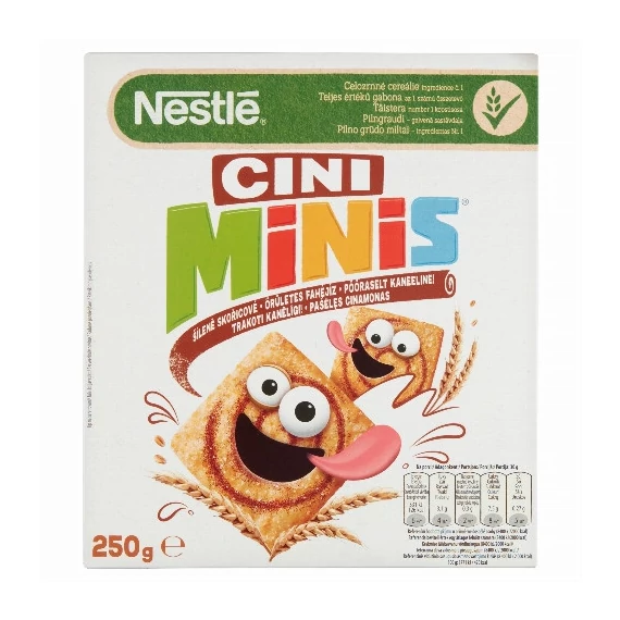Nestlé Cini Minis Ropogós Fahéjas Gabonapehely 250 g