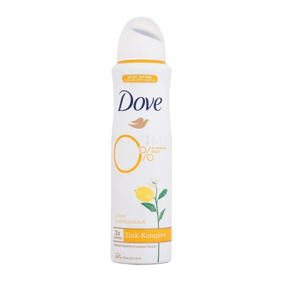 Dove 0% Aluminium Citrus & Peach Spray 150 ml