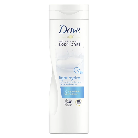 Dove Light Hydro Normál Bőrre Testápoló 400 ml
