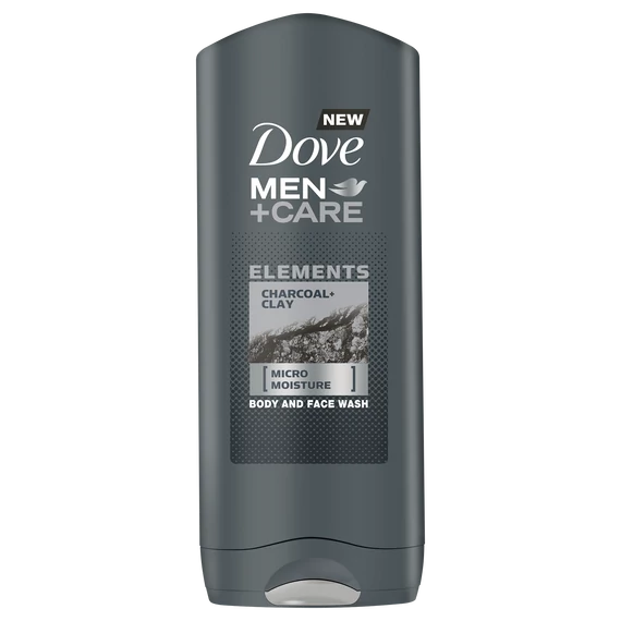 Dove Men+Care Charcoal Clay Tusfürdő 400 ml
