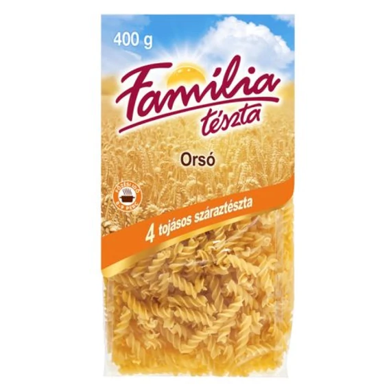 Família Orsó 4 Tojásos Száraztészta 400 g