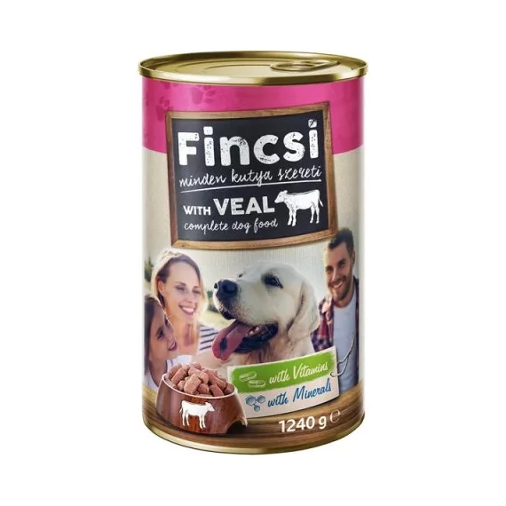 Fincsi Borjú Kutyaeledel 1240 g