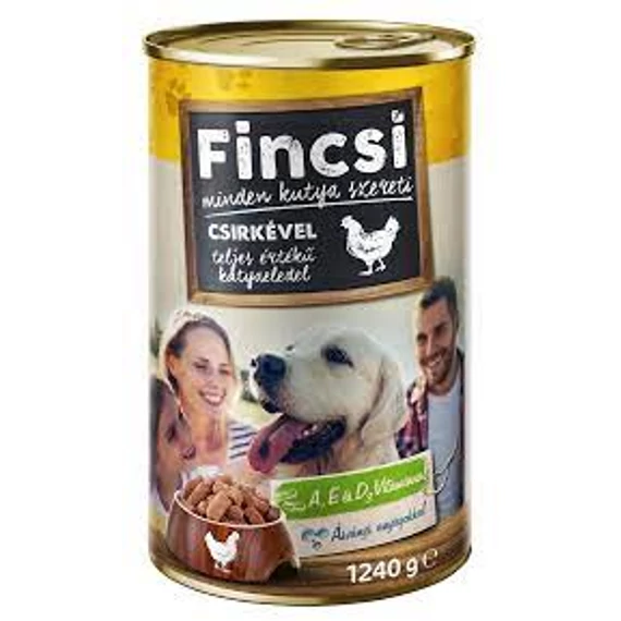 Fincsi Csirke Kutyaeledel 1240 g