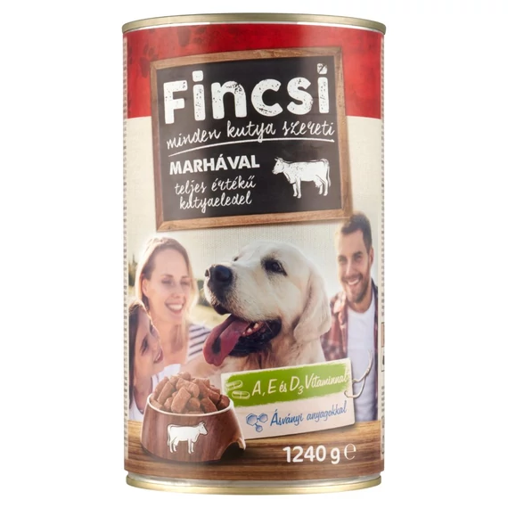 Fincsi Marha Kutyaeledel 1240 g