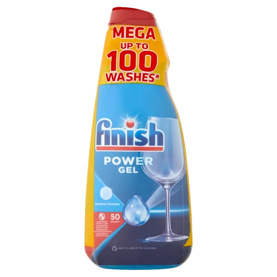 Finish Power Gépi mosogató Gél 100 mosás 2 x 1000 ml
