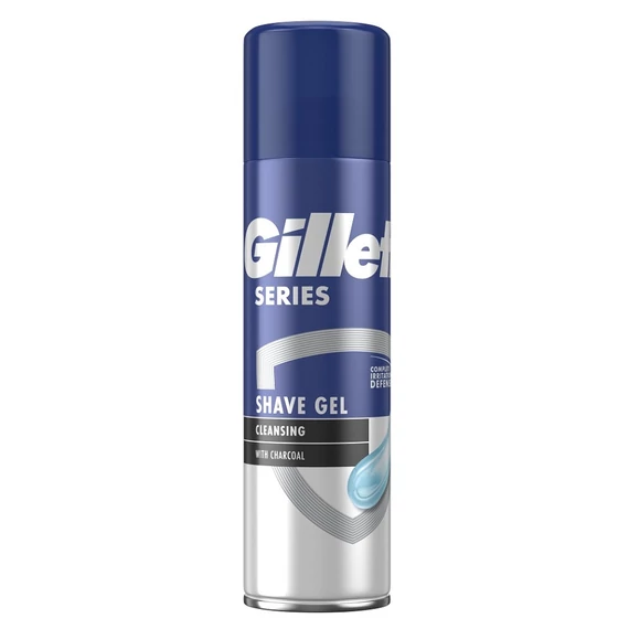 Gillette Cleansing With Charcoal Borotva Gél 200 ml