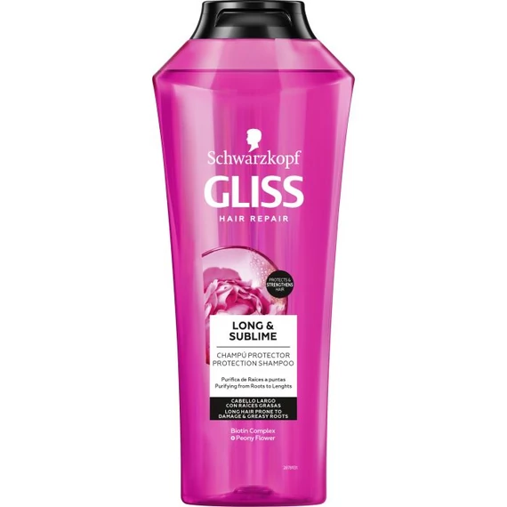 Schwarzkopf Gliss Long & Sublime Sampon 370 ml