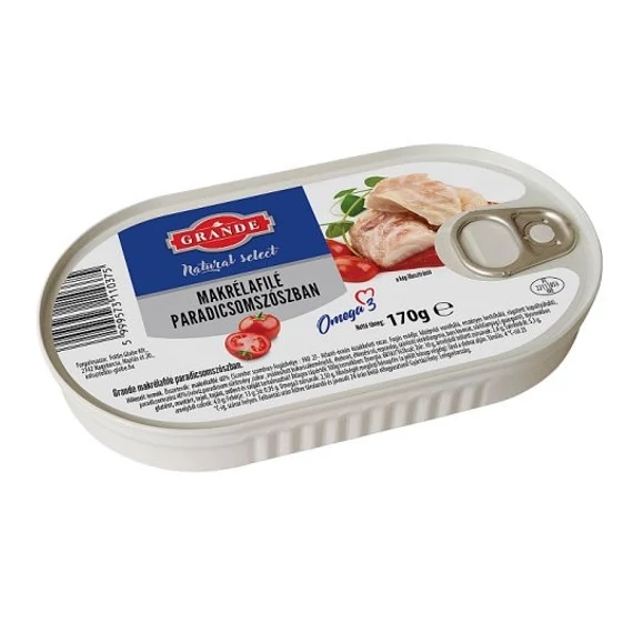 Grande Makrélafilé Paradicsomszószban 170 g