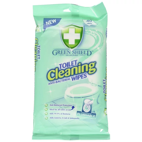 Green Shield Toilet Nedves Törlőkendő 40 db