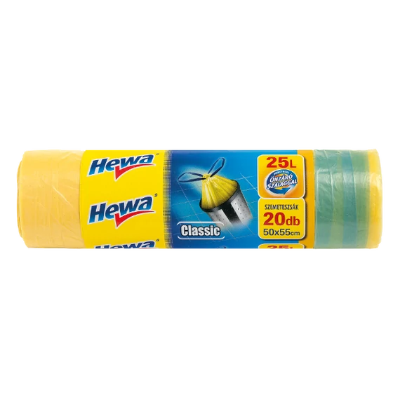 Hewa Szemeteszsák Önzáró Szalaggal 25 l 20 db