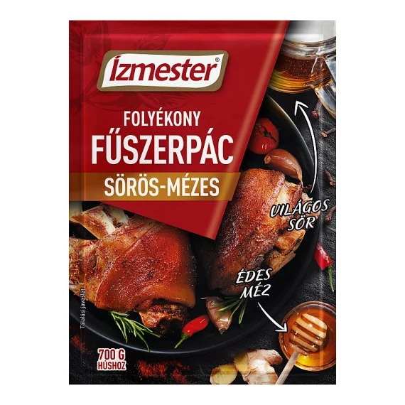 Ízmester Folyékony Fűszerpác Sörös-Mézes 80 ml