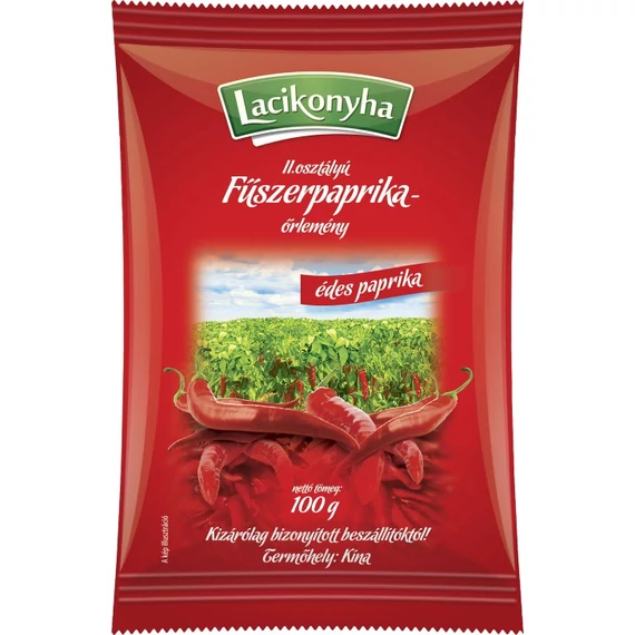 Lacikonyha II. osztályú Fűszerpaprika Őrlemény Édes 100 g