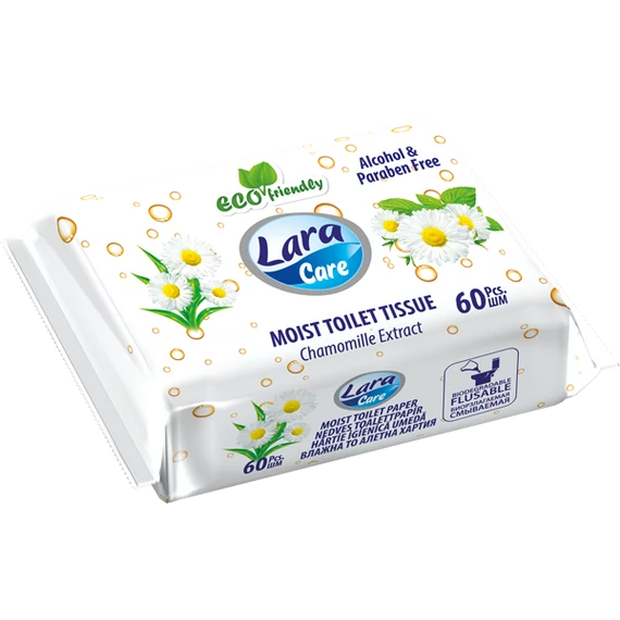 Lara Care Nedves Wc Papír Kamilla 60 db