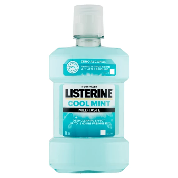 Listerine Cool Mint Mild Taste Zero Alcohol Szájvíz 1000 ml