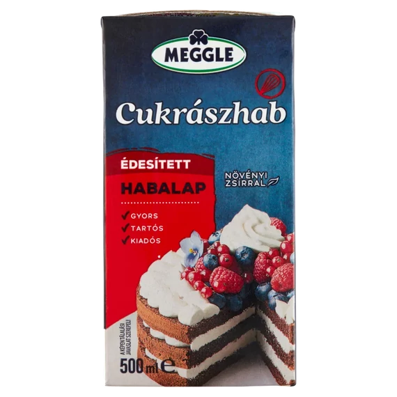 Meggle UHT Cukrászhab 500 ml