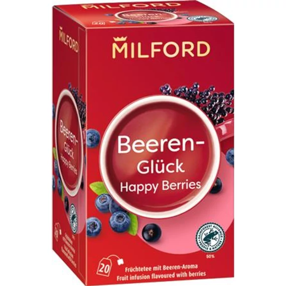 Milford Bogyósgyümölcs Ízű Gyümölcstea 20 filter 50 g
