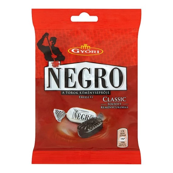 Győri Negro Classic Töltött Keménycukorka 79 g