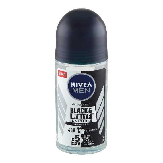 Nivea Men Black & White Invisible Original Roll-on 50 ml