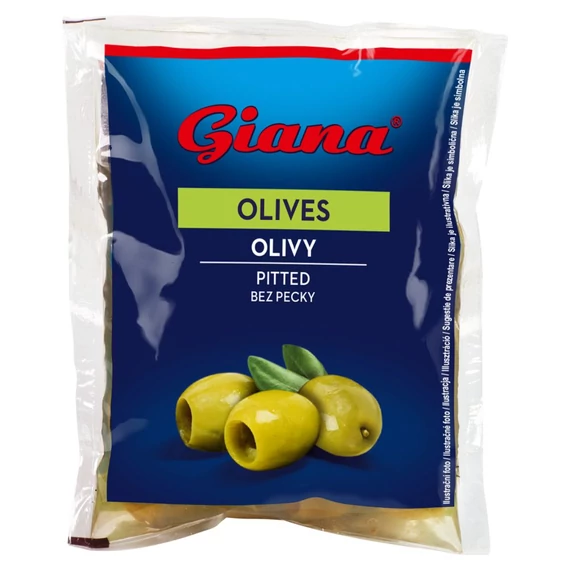 Giana Zöld Magozott Olívabogyó Sós Lében 195 g