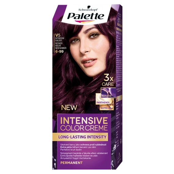 Schwarzkopf Palette Intesive Color Creme Hajfesték V5 Intenzív Ibolya