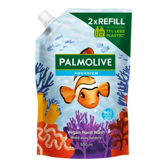 Palmolive Aquarium Vegán Folyékony Szappan Utántöltő 500 ml
