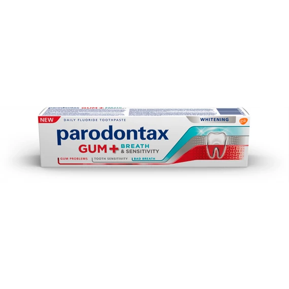 Parodontax Whitening Gum+ Breath & Sensitivity Fogkrém 75 ml