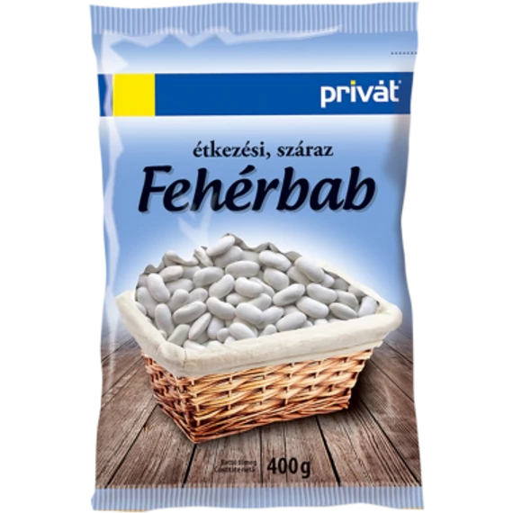 Privát Étkezési Fehérbab Zacskós 400g