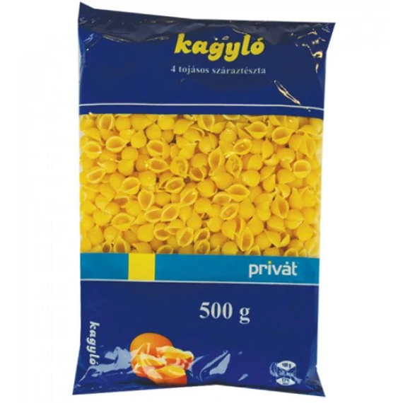 Privát 4 Tojásos Kagyló Tészta 500 g