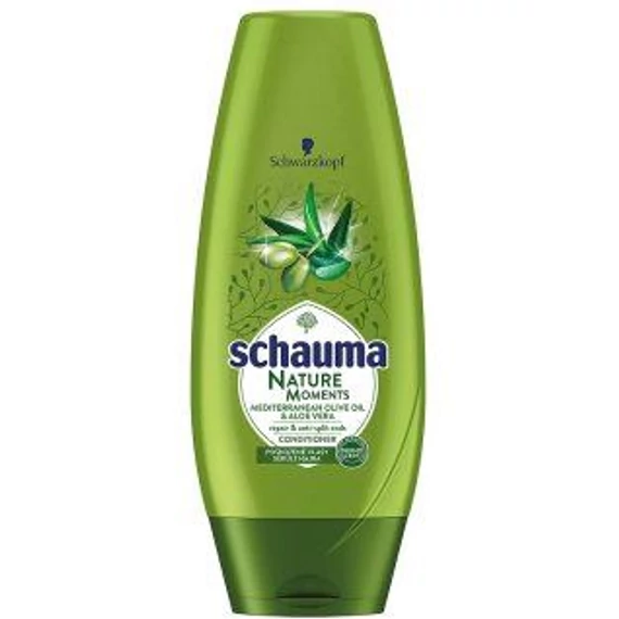 Schwarzkopf Schauma Nature Moments Mediterranean Olive Oil & Aloe Vera Regeneráló & Hajtöredezést gátló Hajbalzsam 200 ml