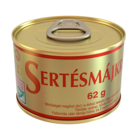 Sertésmájkrém 62 g