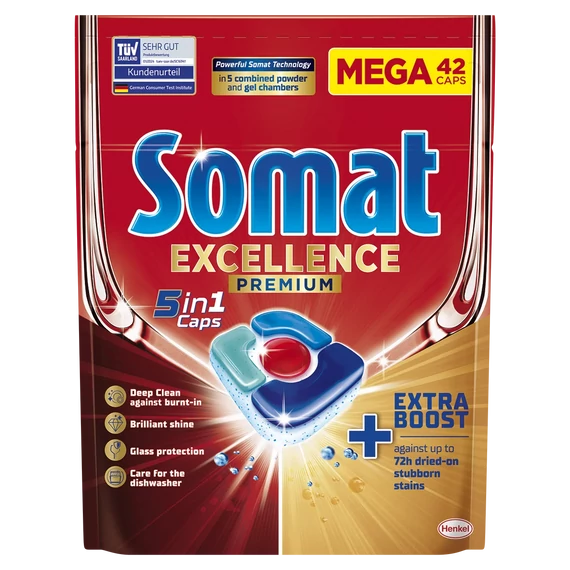 Somat Excellence Premium 5in1 Mosogatógép Kapszula 42 db