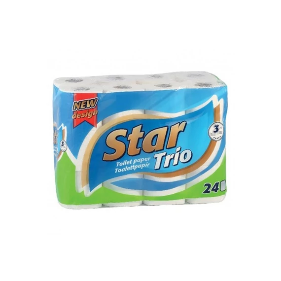 Star Trió Wc Papír 3 réteg 24 tekercs